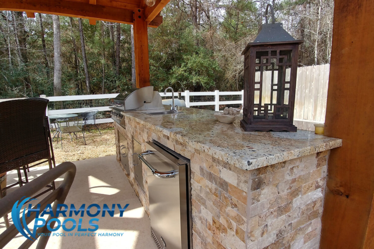 covered outdoor kitchens tx 77845